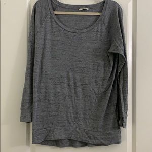 Gray TNA long sleeve shirt